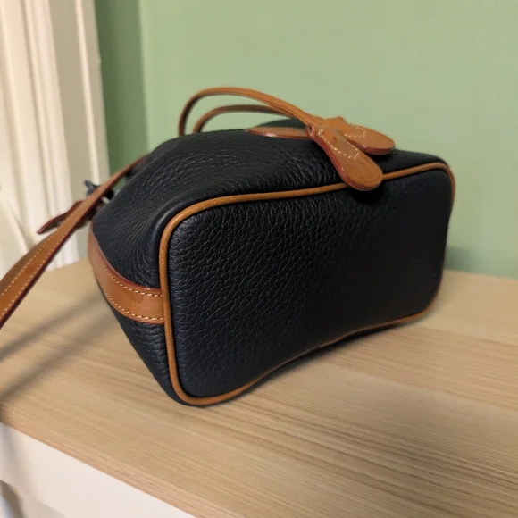 Nwt Rare Vintage Dooney & Bourke All Weather Leather Bag And Wallet Set - Picture 5 of 16